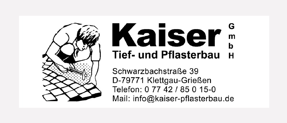 Ausbildungsbörse Lauchringen Logo Kaiser Tief und Pflasterbau
